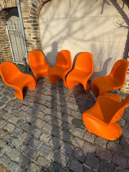 Vitra panton stoelen in orange"kleur niet meer verkrijgbaar", Antiek en Kunst, Kunst | Designobjecten, Ophalen