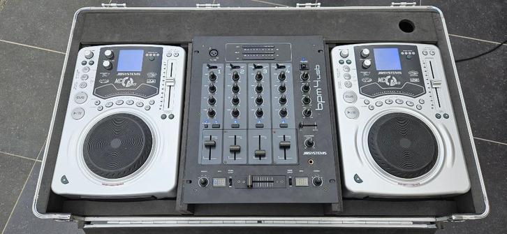 Mengtafel + 2x CD met scratch-effect + case ( JB Systems ), Musique & Instruments, DJ sets & Platines, Comme neuf, DJ-Set, Autres marques