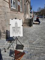 Originele tekening O L V ten Poel kerk Tienen Eigen werk, Ophalen