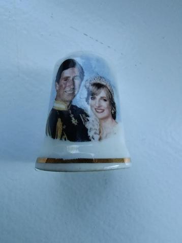 Vingerhoedje Huwelijk Prinses Diana en Prins Charles beschikbaar voor biedingen