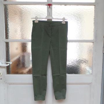 Pantalon Mayerline en coton stretch kaki taille 38, Mayerline, Taille 38/40 (M), Enlèvement ou Envoi, Autres couleurs