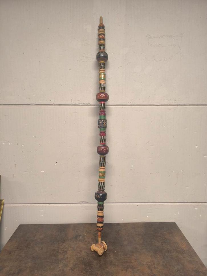 Traditionele lange houten rookpijp – etnisch / ceremonieel, Verzamelen, Religie, Ophalen