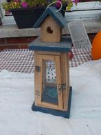 Lantaarn theelichtje, Ophalen of Verzenden, Zo goed als nieuw, Hout