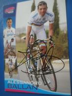 wielerkaart 2009 wk team lampre alessandro ballan signe, Verzenden, Zo goed als nieuw