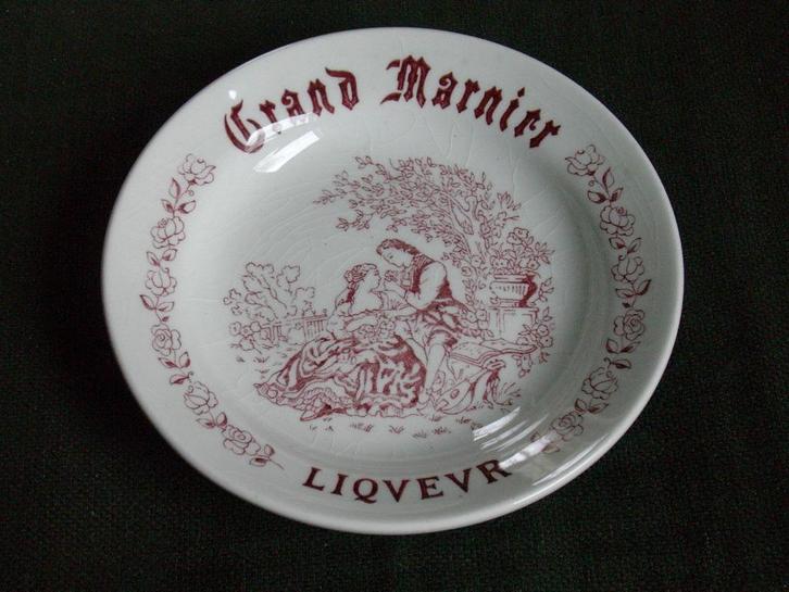 Coupelle "ramasse-monnaie" Grand Marnier - faïence anglaise, Verzamelen, Merken en Reclamevoorwerpen, Ophalen of Verzenden