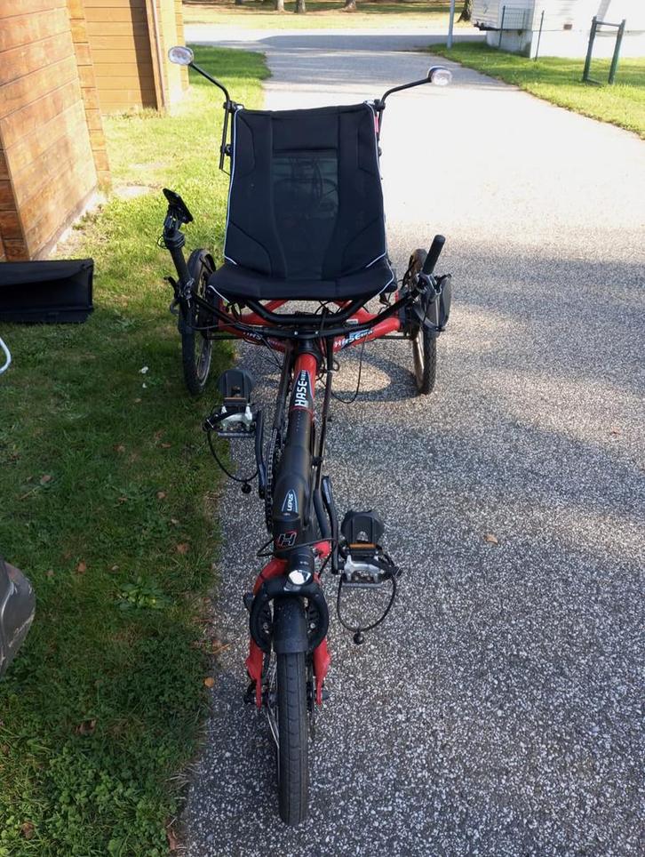 Elektrische zit-fiets hase lepus, Fietsen en Brommers, Fietsen | Driewielfietsen, Zo goed als nieuw, Ophalen