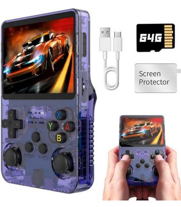 R36S Handheld Retro Console Portable 64GB - 15000+ Games  beschikbaar voor biedingen
