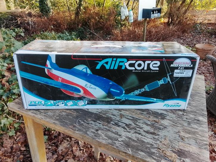 Flyzone AirCore Miss America P-51 Mustang modelvliegtuig, Hobby en Vrije tijd, Modelbouw | Vliegtuigen en Helikopters, Nieuw, Vliegtuig