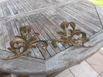 Paar bronzen tiebacks voor gordijnen, Ophalen, Brons
