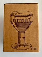 Trappist Orval glas + doos 17 cl, Ophalen, Zo goed als nieuw