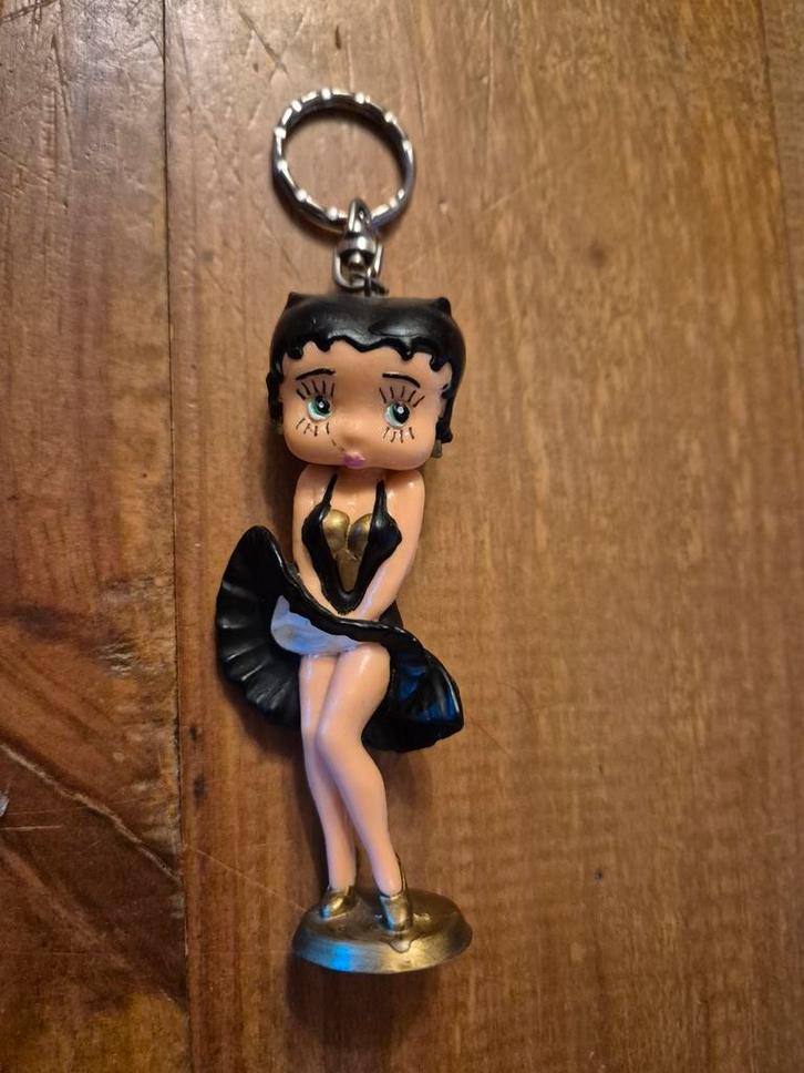 Betty Boop Bully  statuette porte clé West Germany 1989 rare, Collections, Porte-clés, Utilisé, Enlèvement ou Envoi