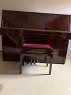 Piano droit Yamaha P2J acajou poli et banquette, Musique & Instruments, Pianos, Brillant, Piano, Enlèvement, Utilisé