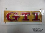 VW Golf 7 GTI Rode Letters Embleem Sticker Logo Achterklep, Auto-onderdelen, Ophalen of Verzenden, Gebruikt