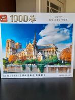 Puzzel King 1000 stuks: Notre Dame Cathedral France, Comme neuf, Enlèvement ou Envoi