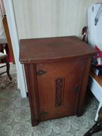 Machine à coudre ancienne dans une armoire en chêne Singer, Antiquités & Art, Enlèvement