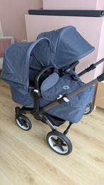 Bugaboo Donkey 5 dubbele kinderwagen, Kinderen en Baby's, Bugaboo, Zo goed als nieuw, Verstelbare duwstang, Ophalen