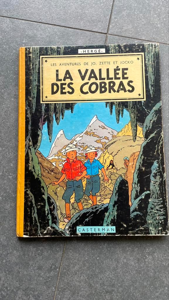 HERGÉ - les aventures de Jo, Zette et Jocko 1957, Boeken, Stripverhalen, Gelezen, Ophalen