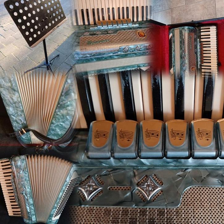 CLAVIER DE PIANO ITALIEN MARINUCCI, Musique & Instruments, Accordéons, Utilisé, Marinucci, Enlèvement