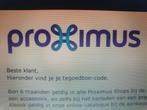 Proximus shop tegoedbon €20