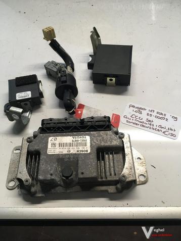 Peugeot 107 1.0 B 5drs 2009 2500072  ECU set Bosch 0261S0446 beschikbaar voor biedingen