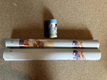 1 rol + restje + muursticker Winny de Pooh behang ruilen beschikbaar voor biedingen