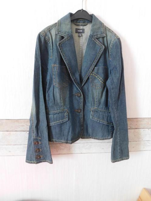 MEXX jeansjack - maat 40 - damesmode - zomer -, Kleding | Dames, Jassen | Zomer, Zo goed als nieuw, Maat 38/40 (M), Blauw, Ophalen of Verzenden