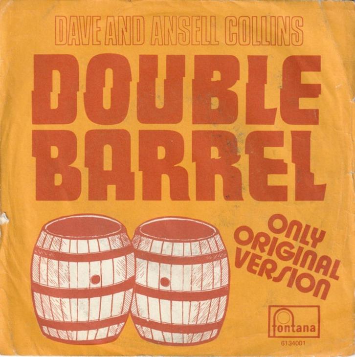 Dave And Ansell Collins ‎–  Double Barrel " Reggae ", Cd's en Dvd's, Vinyl Singles, Zo goed als nieuw, Single, Overige genres