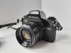 Ricoh TLS 401 SLR camera met Ricoh Auto Rikenon 55mm F/1.4 l, Audio, Tv en Foto, Gebruikt, Ophalen