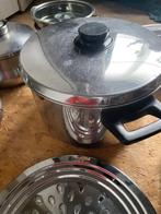 6 grote en kleine Potten en pannen en afdek deksels, Huis en Inrichting, Keuken | Potten en Pannen, Ophalen of Verzenden, Aluminium