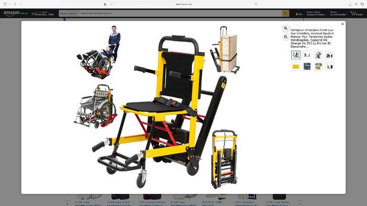 chaise monte escalier handicapé, Divers, Monte-escaliers, Neuf, Enlèvement