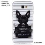 Housse silicone Samsung J5 (2016) Bad Dog, Nieuw, Overige modellen, Frontje of Cover, Ophalen of Verzenden