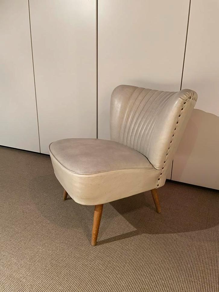 Vintage cocktail zeteltje - perfecte staat, Huis en Inrichting, Fauteuils, Zo goed als nieuw, Overige materialen, Minder dan 50 cm
