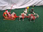 Père Noël avec un renne et un traîneau, Enfants & Bébés, Comme neuf, Ensemble complet, Enlèvement ou Envoi
