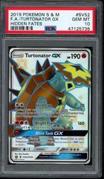 Turtonator GX PSA 10 - SV52/SV94 - Sun & Moon - Hidden Fates, Verzenden, Zo goed als nieuw, Losse kaart