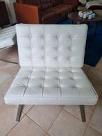 Barcelona chair wit, Huis en Inrichting, Ophalen, Zo goed als nieuw