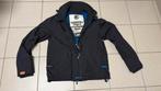 Zwarte winterjas Superdry maat XL, Ophalen of Verzenden, Zo goed als nieuw, Maat 56/58 (XL)