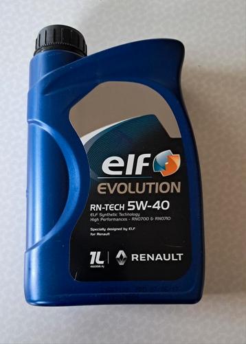 1 liter motorolie Elf Evolution RN-Tech 5W-40