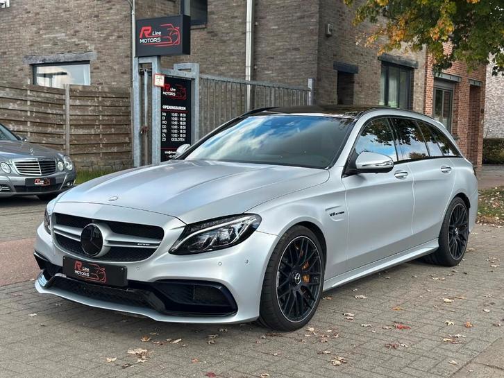 Mercedes C63S AMG - BTW Wagen - Lichte vracht - Full Option, Autos, Mercedes-Benz, Entreprise, Achat, Classe C, Caméra 360°, ABS
