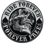 Ride Forever Forever Free biker strijk patch - 90x90mm, Nieuw