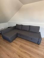 Canapé-lit d'angle IKEA FRIHETEN avec rangement, Autres dimensions, Gris, Comme neuf, Enlèvement