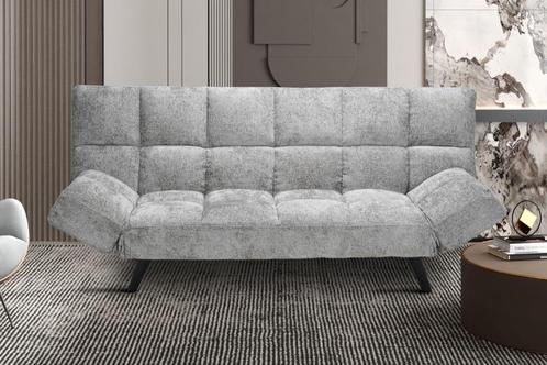 ZJ Slaapbank Model: BURSA in grijs stof  +Gratis Levering, Huis en Inrichting, Tafels | Bijzettafels, Nieuw, Ophalen of Verzenden