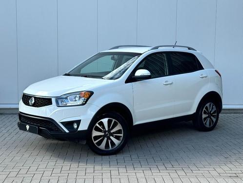 ✅ Ssangyong Korando 2.0D GARANTIE Airco Trekhaak Leder Psens, Auto's, SsangYong, Bedrijf, Te koop, Korando, ABS, Airbags, Airconditioning