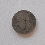 Zilver munt 50 centimes 1866 Leopold 2, Ophalen of Verzenden, Zilver, Zilver