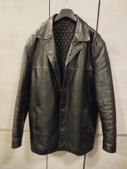 Superbe veste blouson 3/4 dn cuir noir XXL, Vêtements | Hommes, Vestes | Hiver, Porté, Autres tailles, Noir, Enlèvement ou Envoi