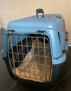 Blauw reismandje 46x31x32cm max. 6kg, Dieren en Toebehoren, Transportboxen, Ophalen, Zo goed als nieuw