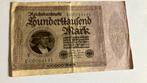 Billet Hunderttausen Mark 1923 Berlin, Enlèvement
