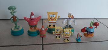 9 Spongebob Squarepants figuren/figuurtjes 