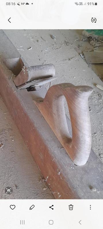 Oude grote houtschaaf, Enlèvement