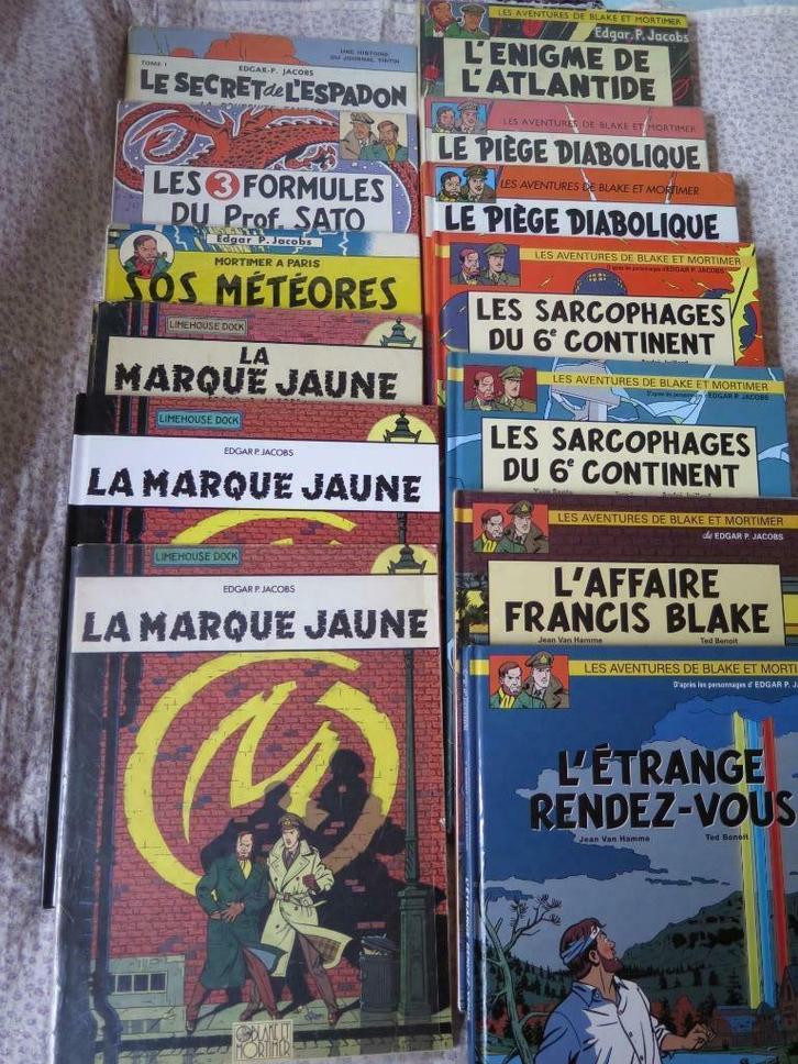 Blake en Mortimer, Boeken, Stripverhalen, Gelezen, Meerdere stripboeken, Ophalen of Verzenden