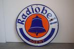 Reclamebord emaille Radiobell - Emaillerie Belge 1938, Ophalen of Verzenden, Gebruikt, Reclamebord